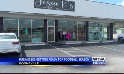 Businesses in Booneville are getting ready for football season