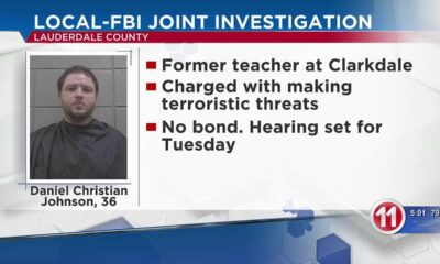 Former Lauderdale Co. teacher charged with making terroristic threats