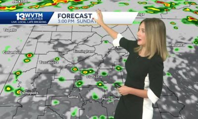 Scattered storms in Alabama's forecast through Labor Day weekend. Hot and humid football weather …