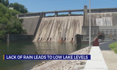 Lack of rain leads to low lake levels heading into Labor Day weekend, TVA says