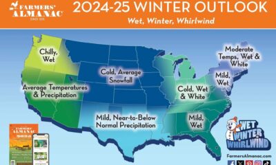 The Farmers’ Almanac Predicts a Wet and Windy Winter for Mississippi