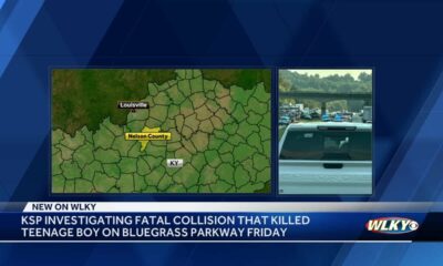 KSP: Teen boy killed on Bluegrass Parkway in Nelson County crash, 3 others injured