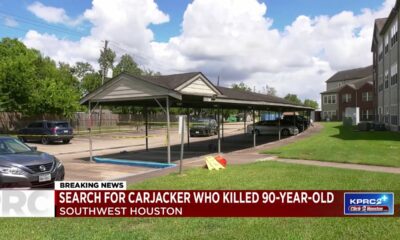 Search for carjacker who killed 90-year-old