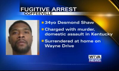 Kentucky shooting suspect captured in Coffeeville