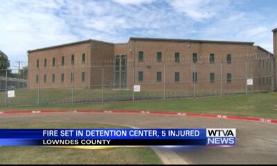 Five taken to hospital after fire at Lowndes County jail