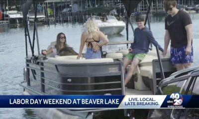 Labor Day weekend crowds hit Beaver Lake