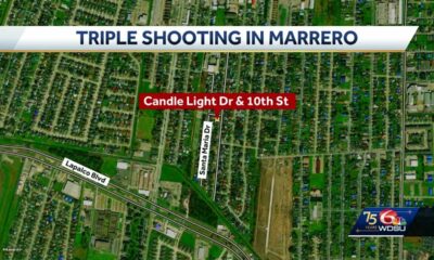 Triple shooting in Marrero leaving one man dead