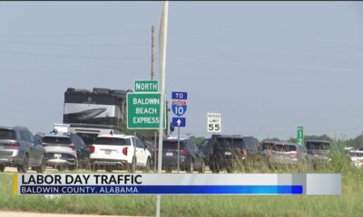 Baldwin County drivers see bumper-to-bumper traffic, Buc-ee's pit stop on Labor Day