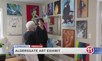 Aldersgate holds art exhibit in resident's apartment