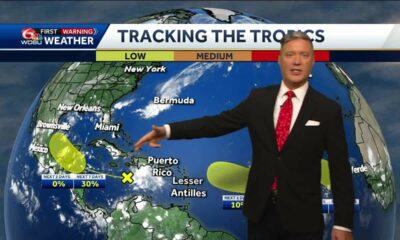 Tracking three disturbances in the tropics