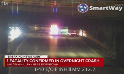 1 dead after overnight crash on I-40