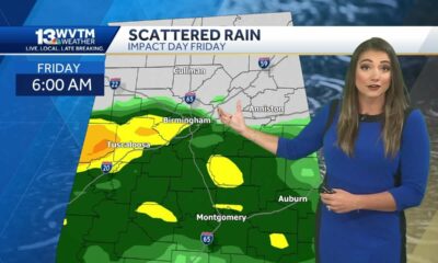 Alabama's forecast is cooler and wet Thursday, Impact weather Friday for period of rain before a ...