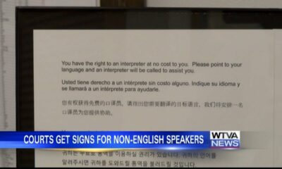 “Entitled to an interpreter” signs to be placed in courthouses