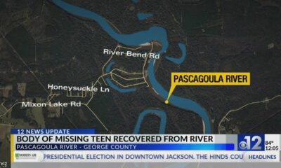 Body of 17-year-old recovered from Pascagoula River