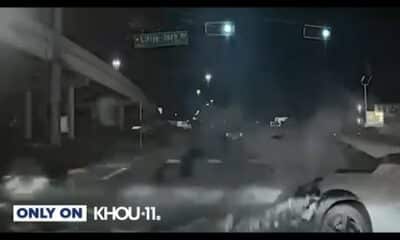 Caught on camera: Man nearly killed when big rig driver in NW Houston plows into him and flees