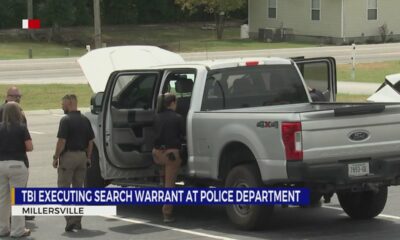 Tennessee Bureau of Investigation executing search warrant at Millersville Police Department