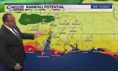 Rainy Weather Ahead, Lower Humidity this Weekend