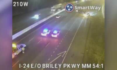 3 injured in crash on I-24