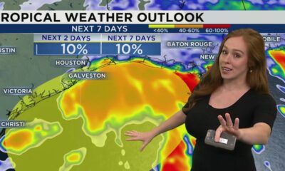 National Hurricane Center monitoring low pressure off SE Texas coastline