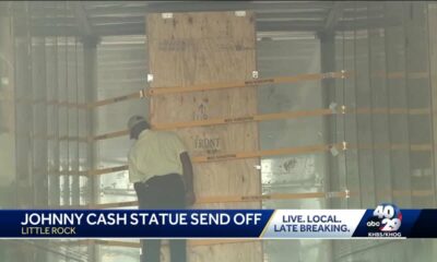 Johnny Cash statue leaves Arkansas on its way to U.S. Capitol