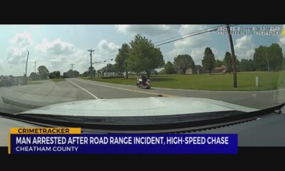 Cheatham County deputies arrest motorcyclist accused of threatening motorist with gun