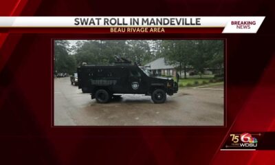 SWAT roll underway in Mandeville