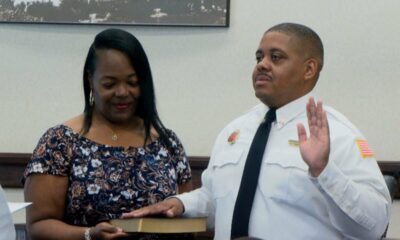 Laurel Fire Department swears in 2 new hires, promotes 5