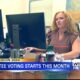 Absentee voting begins this month