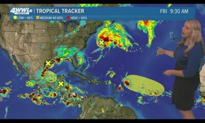 Friday 12 pm Tropical Update: Invest 90 brings tropical rain to the Gulf Coast