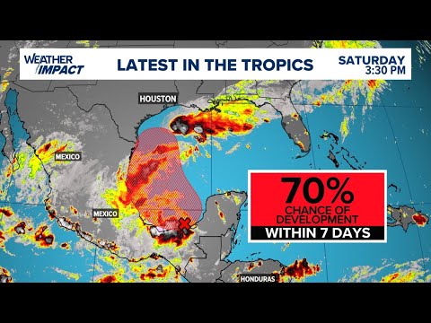 Tropical update: Tropical wave in Bay of Campeche now has a 70% chance of development