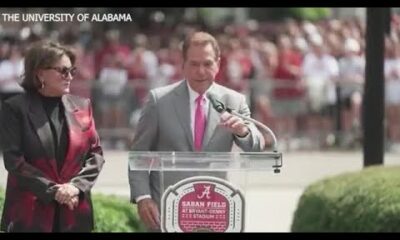 Saban Field is unveiled at Bryant-Denny Stadium