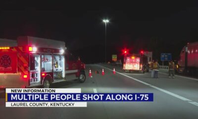 Multiple people shot along I-75 in KY