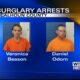 Two arrested for burglary in Calhoun County