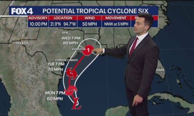 Will a tropical storm hit Texas? See the storm's likely path