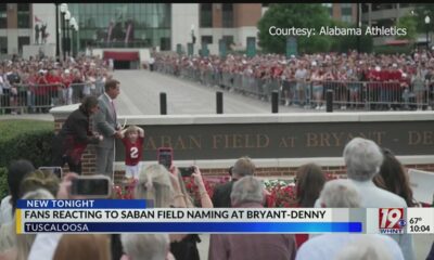 Fans React To Saban Field At Bryant-Denny Stadium | News 19 at 10 p.m. | September 7, 2024