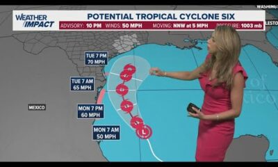 Tropical update: PTC 6 moves through Gulf, expected to become hurricane