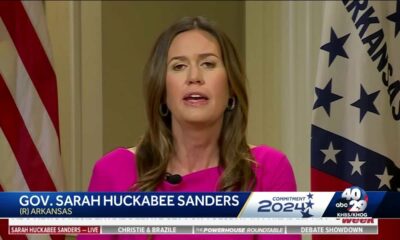 Gov. Sarah Sanders discusses upcoming presidential debate