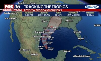 Potential Tropical Cyclone Six forms in Gulf