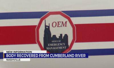 Body recovered from Cumberland River