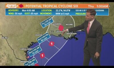 Impacts from tropical system expected this week