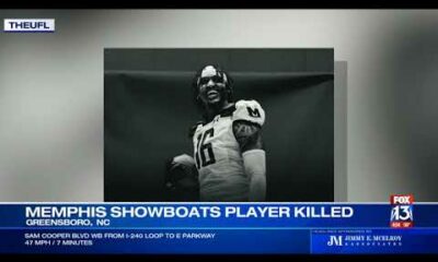 Memphis UFL football player shot to death in North Carolina, officials say