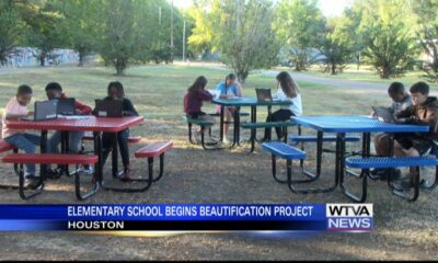 Houston elementary school undergoes beautification project