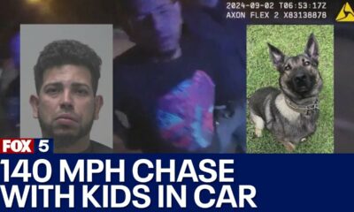 BUSTED: 140 mph, no lights, kids in the car | FOX 5 News