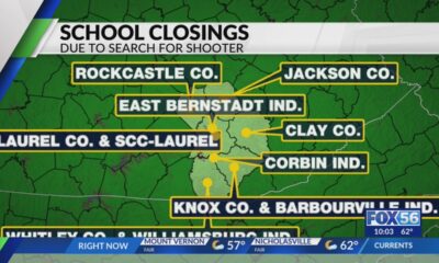 Multiple Kentucky schools cancel classes amid search for shooting suspect in Laurel County