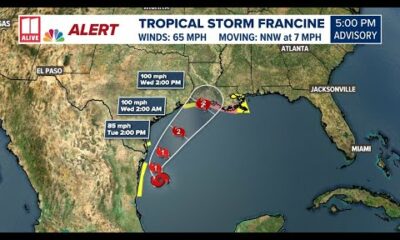 11Alive Weather Impact Alert | Francine could bring storms later this week