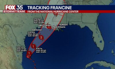 Francine likely to become Cat 2 hurricane before landfall