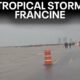 Texas and Louisiana prepare for Francine