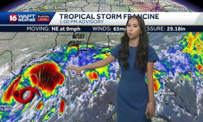 Tropical Storm Francine: 2 p.m. Tuesday update