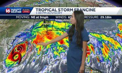 Tracking Francine: 3 p.m. Tuesday update