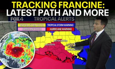 Tropical Storm Francine: Latest track, landfall, impact